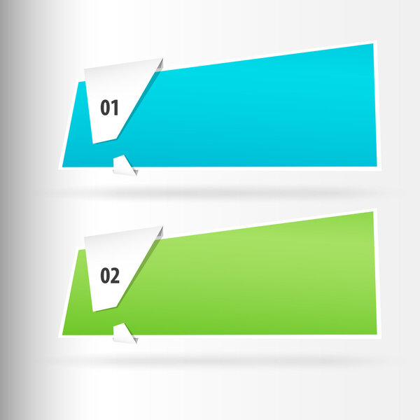 Векторные баннеры, векторная иллюстрация  