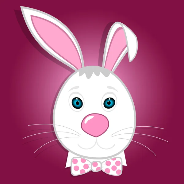 Cute Funny Bunny Vector Illustration — Stock Vector