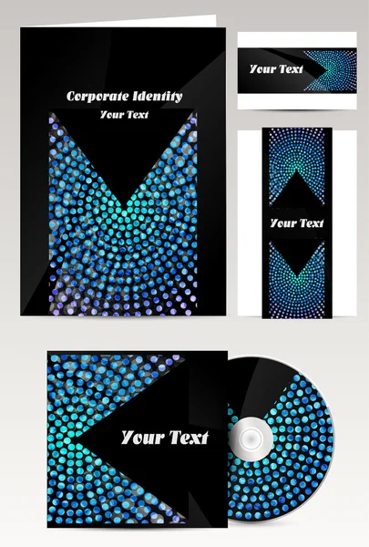 Professionelles Corporate Identity Kit — Stockvektor