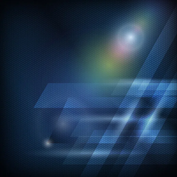 Abstrait Fond Bleu Courbes Illustration Vectorielle — Image vectorielle