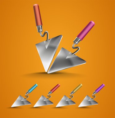 Set of Construction Trowel clipart