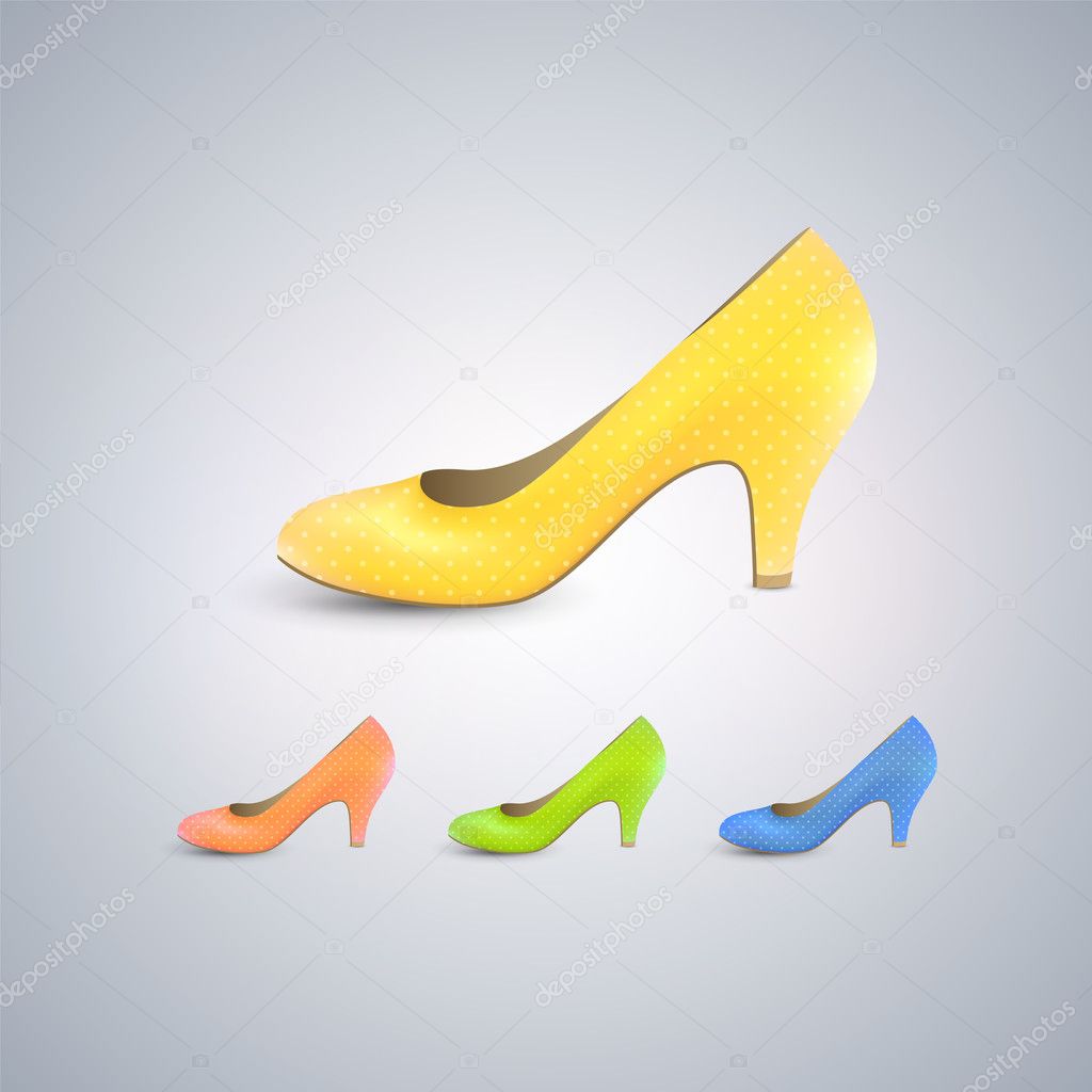 Elegant women's shoe - Vector icon