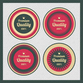 kolekce prémiové kvality štítků s retro vintage stylizovaný design
