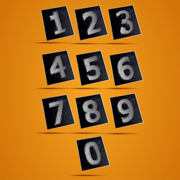 Векторная иллюстрация цифрового телефона
 