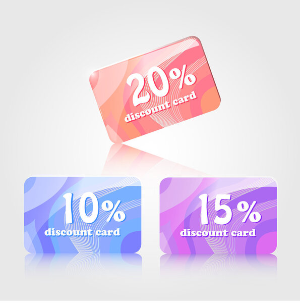 Discount labels.  vector illustration 