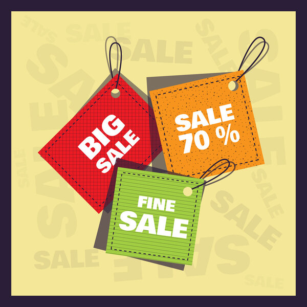 набор этикеток, векторный дизайн
