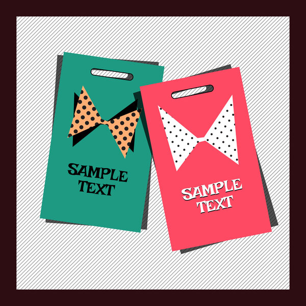 Карточка с луком, векторный дизайн
