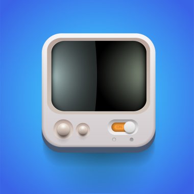 Media player vector icon clipart
