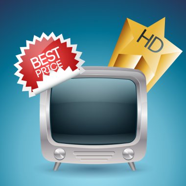 TV vektör vektör çizim 