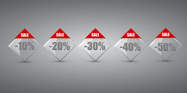 Набор торговых этикеток