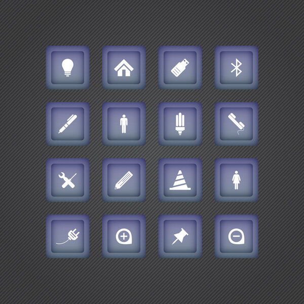 Office icon set vector illustration 