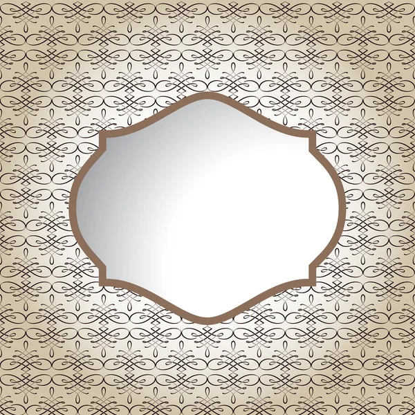 Vintage Frame Vector Illustration — Stock Vector