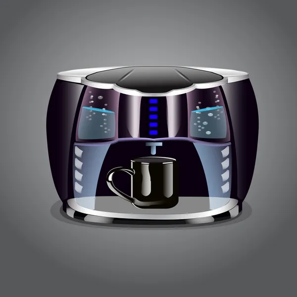 Fincan Kahve Makinesi — Stok Vektör