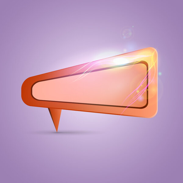 Speech bubble vector illustration 