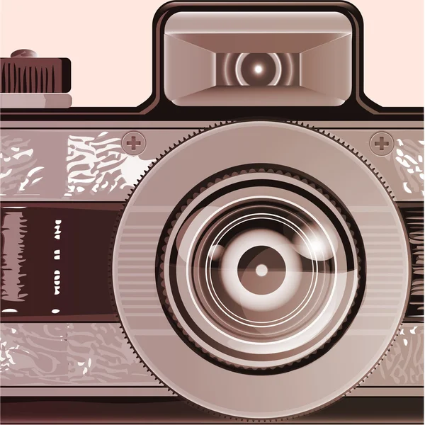 Photo Camera Illustration Vector Illustration — Stock Vector