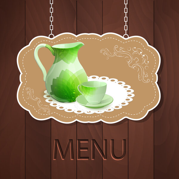 Векторное меню, векторная иллюстрация
 