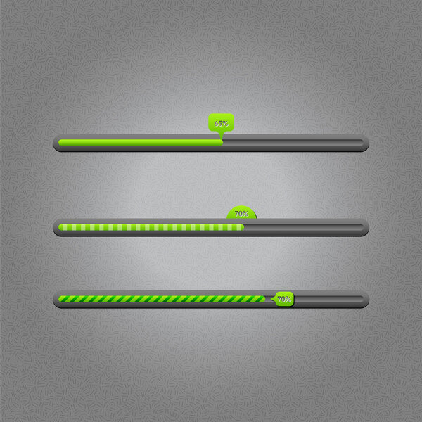 Vector loading bars. vector illustration 