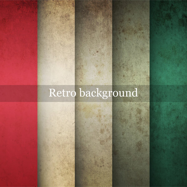 Vector vintage striped background