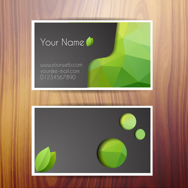 Vector business cards vector illustration 