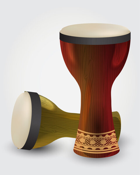 Ударные барабаны. векторная иллюстрация
 