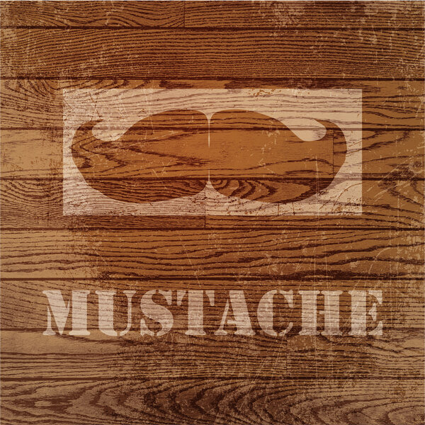 Векторный гранж с усами
.