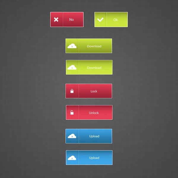 Baixar Agora Conjunto Botões Ilustração Vetorial Ilustração De Bancos De Imagens