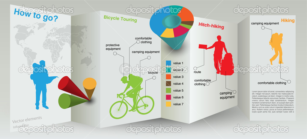 Vector infographic elements. vector illustration 