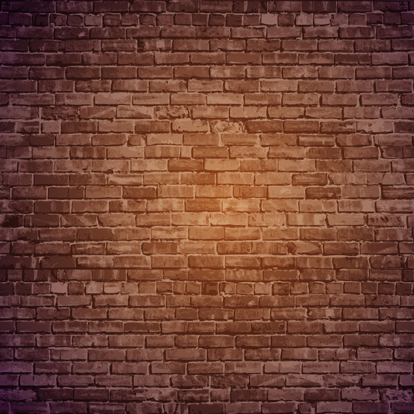 Vector Brick Wall Background Stock Illustration