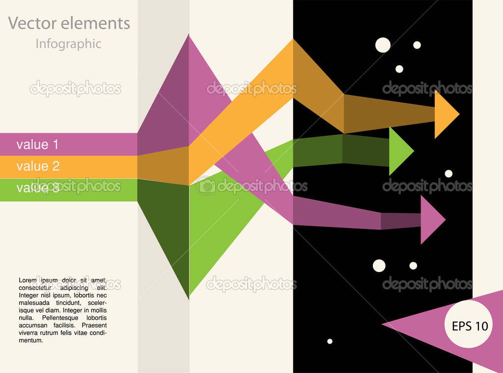 Vector infographic elements. vector illustration 