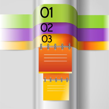 Steps process arrows. Vector. clipart