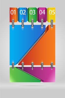 adımlar okları işlemek. vektör.