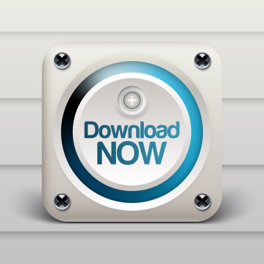 download şimdi düğme. vektör çizim 