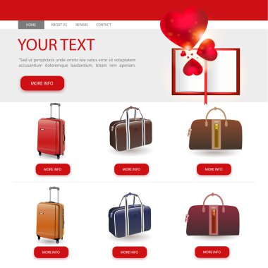 Web sitesi tasarlamak templatevector 