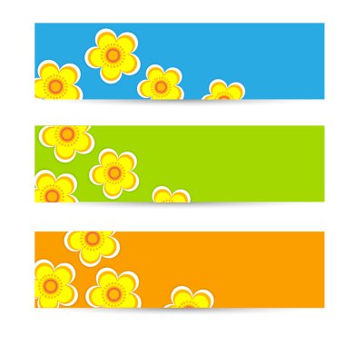 Vector floral arka plan tasarımı