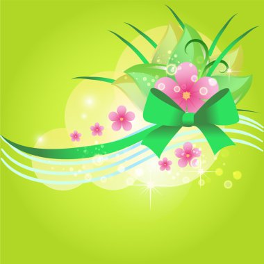 Vector floral arka plan tasarımı