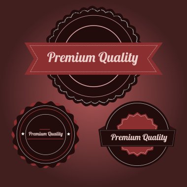 vector set: Premium Quality clipart