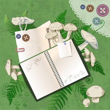 Vector floral arka plan tasarımı