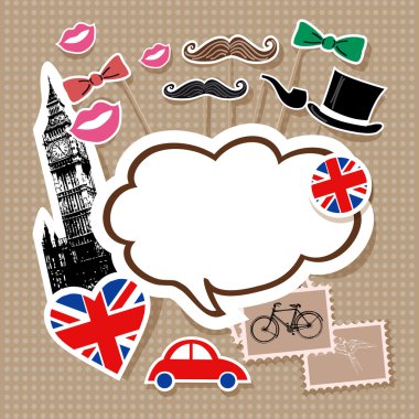 London doodles vector  illustration  clipart