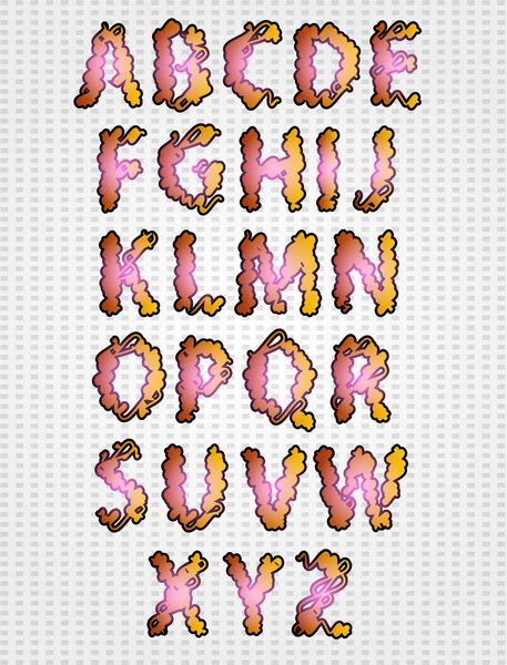 Набор латинского алфавита
