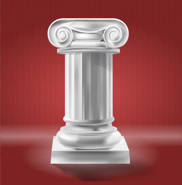 Ancient Column Vector Illustration — Stock Vector
