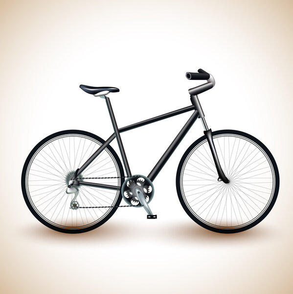 Vector illustration of a bike.