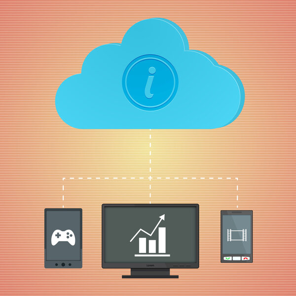Набор иконок на тему общения. Векторная иллюстрация
