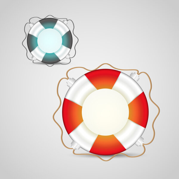 Векторная иллюстрация пояса жизни
