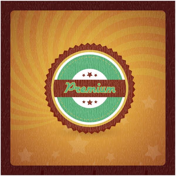 Vintage frame vector illustration, education 