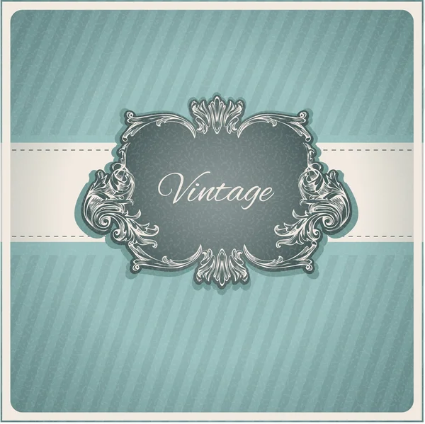 Vintage Frame Vector Illustration — Stock Vector