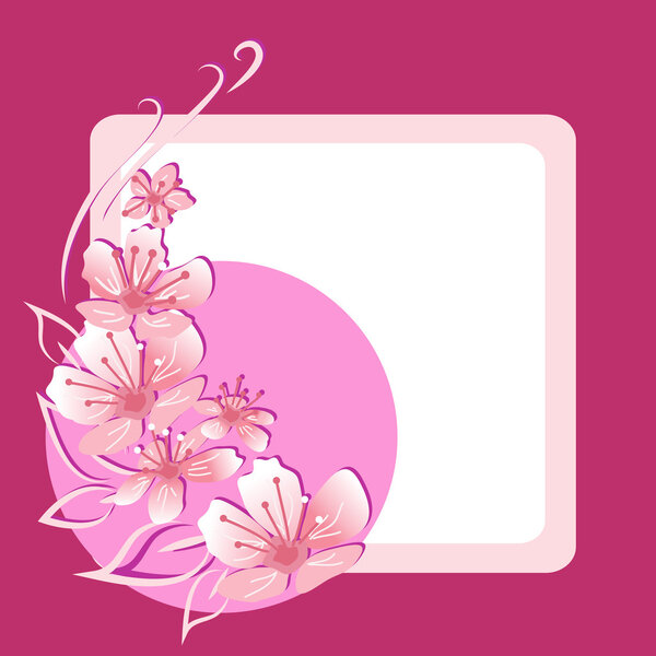 Векторный цветочный фон
