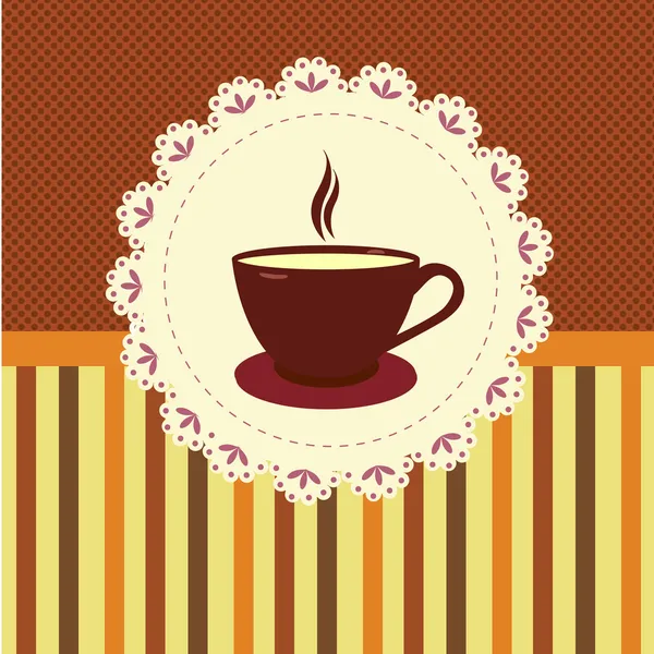 Una Taza Ilustración Vectorial — Vector de stock