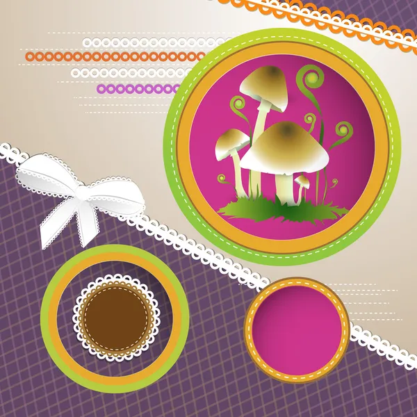 Vector floral arka plan tasarımı