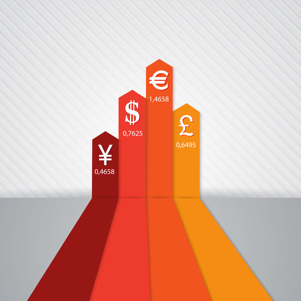 Минимальный инфографический дизайн. Вектор
