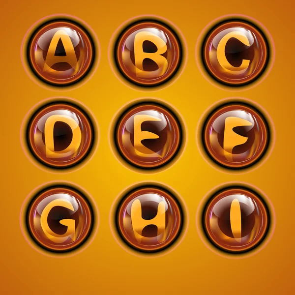 Letras Oro Vector Educación Gráficos Vectoriales